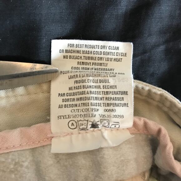 Vince Beige Tan Chino Rolled Hem Capri Work Pants 2 - Picture 5 of 7